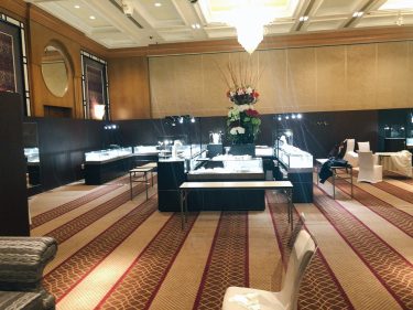リッツカールトン東京　ジュエリーブランド展示会