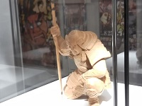 木彫り彫刻の展示