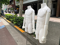 メイン画像　スポーツウェア展示会向けメンズトルソー納品事例