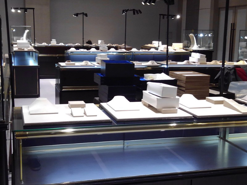 展示事例　宝飾ブランドの展示販売会