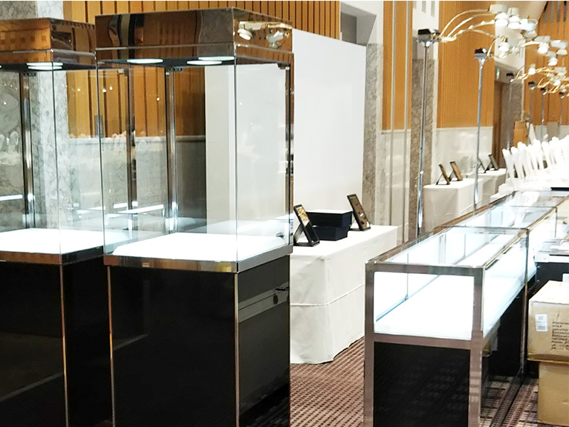 展示事例　一流ホテルでの宝飾展示会